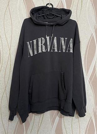 Nirvana oversize hoodie kurt cobain grunge opium viperr punk vetements balenciaga