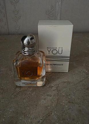Парфуми emporio armani because it's you edp 40-45 мл для жінок