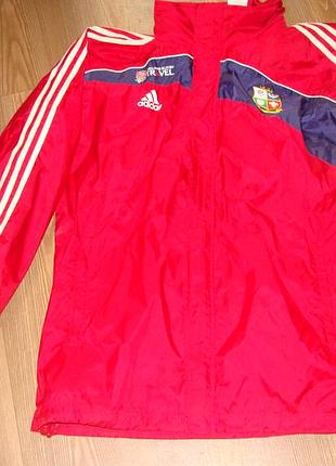 Коллекционная ветровка куртка adidas с капюшоном оригинал xl