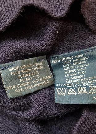 Шерстяной мирор polo ralph lauren wool 100% 6