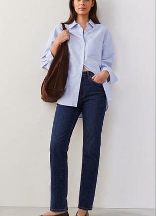 Джинсы slim mid rise глубокого темно-синего оттенка на невысокий рост от next💙💙