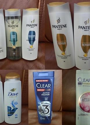 Женский новый шампунь против перхоти clear 400 мл, волос pantene pro-v aqua light