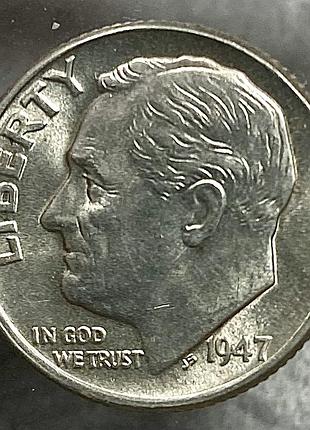 Сша. 1 дюйм 1947 р,