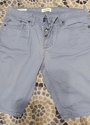 Шорти чоловічі jack&jones світло-блакитні розмір s