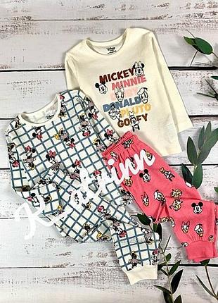 Пижамки на девочку из минни маус от primark 12-18 мес, 86 см
