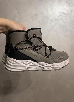 Черевики  skechers waterproof сірі 2