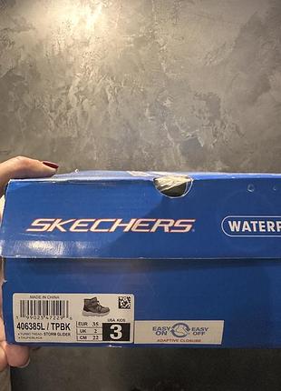 Черевики  skechers waterproof сірі 4