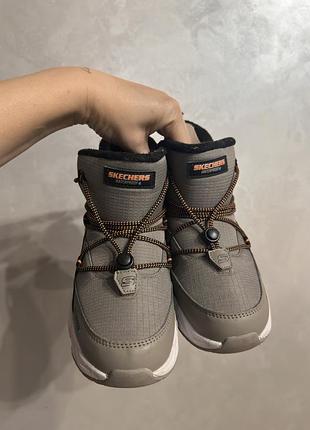 Черевики  skechers waterproof сірі 5