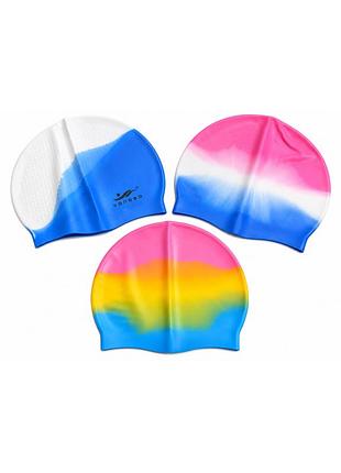Силіконова шапочка для плавання дитяча «rainbow»
