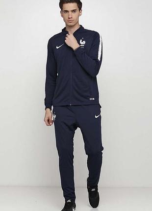 Мужскойтренировочный спортивный костюм nike france dri-fit размер  l