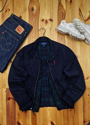 Куртка-харингтон бомбер the bedford cotton twill jacket polo ralph lauren