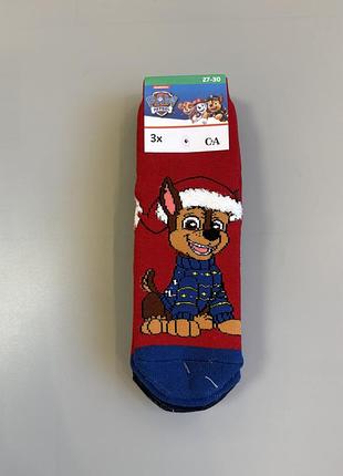 Носки c&amp;a paw patrol щенячий патруль с антискользящим покрытием