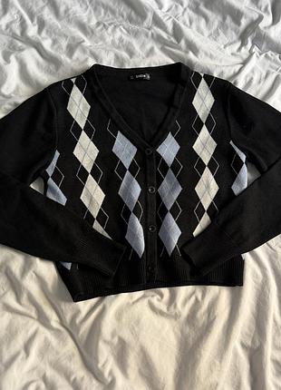 Новий трендовий кардиган в preppy стилі shein, розмір s