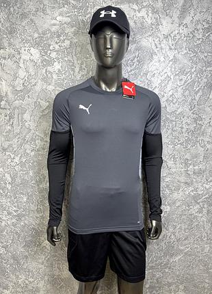 Puma drycell спортивный костюм m размер вратарский футбольный черно-серый