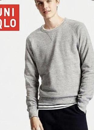 Світшот меланжевий  uniqlo р. m
