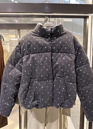 Тепла куртка для дівчат zara