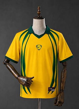 Футболка бразилія найк кактус джек тревіс скот cactus jack special edition brazil nike спортивна футбольна форма унісекс чоловіча nike