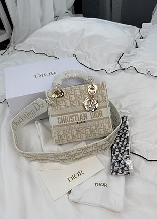 Сумка lady d-lite embroidered