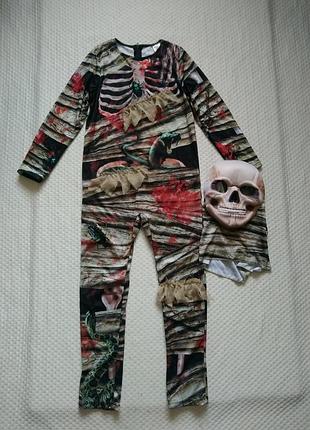 Карнавальний костюм зомбі з маскою на хеллоуїн halloween