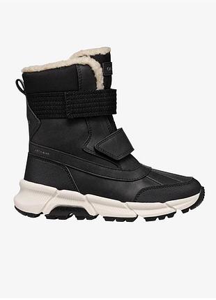 Черевики для хлопчиків geox kids flexyper plus чорні