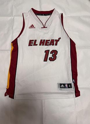 Майка чоловіча adidas miami heat біла