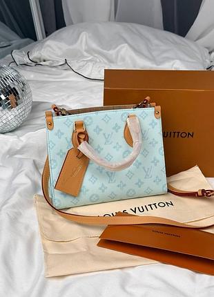 Женская сумка премиум onthego pm monogram mint monogram#ile
