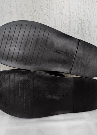 Брендовие кожанние шлепки pull & bear р.41 5