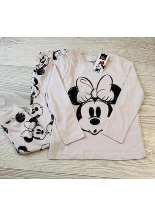Піжама для дівчинки minnie mouse бавовна