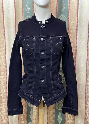 Джинсова куртка чорного кольору g-star raw.вінтаж 2000р.