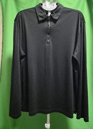 Поло с кожаной вставкой под воротником и молнией зип 1/4 zegna sport monochrome project ermenegildo zegna