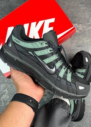 Кросівки чоловічі nike p-6000 anthracite clay green
