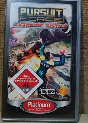 Pursuit force: extreme justice игра для psp