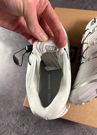 Salomon xt-6 gore-tex white 9