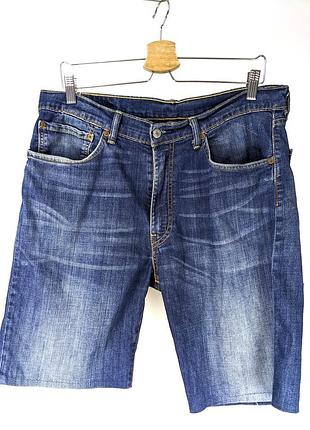 Джинсовые шорты levi's 751 размер w36 l34 (xl / 52) синие, отличный