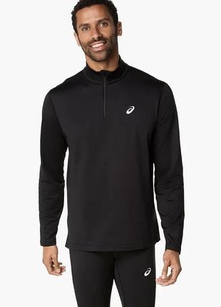 Спортивная черная кофта/пайта asics core ls dry running reflective training black under era original xxl(2xl)-3xl nike run aeroloft