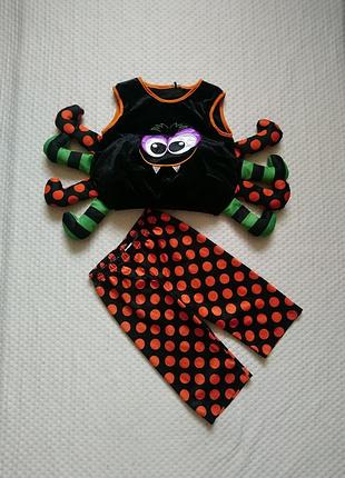 Карнавальный костюм паучок на хеллоуин halloween на 6-12 месяцев