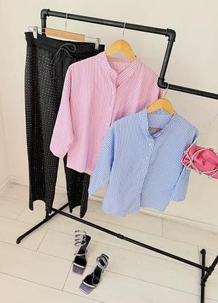 Сорочки в смужку з камінчиками
