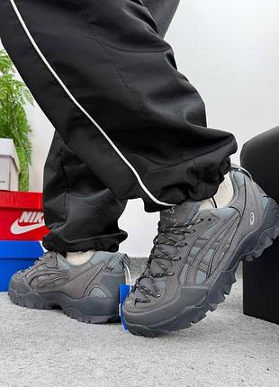 Asics gel-pickax black grey 3