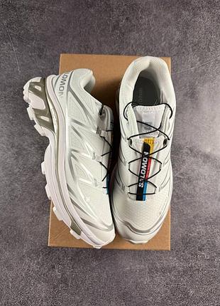 Salomon xt-6 gore-tex white 3