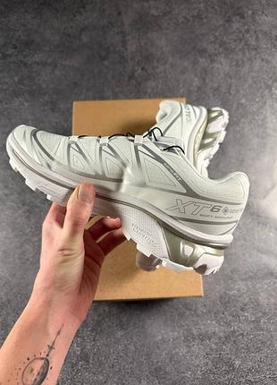 Salomon xt-6 gore-tex white 9