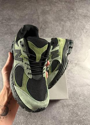 New balance 2002r gore-tex green black 10