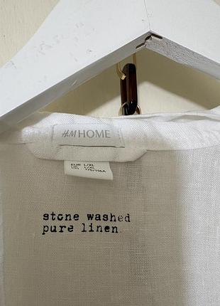Лляний халат-кімоно h&m home (100% льон) 3