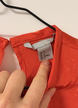 Яскрава віскозна сукня h&m 4