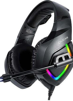 Навушники onikuma gaming with led k1-b