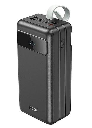 Умб hoco electric fully compatible power bank j86b 60000mah |4usb/lightning/type-c, pd/qc, 20w/5a|