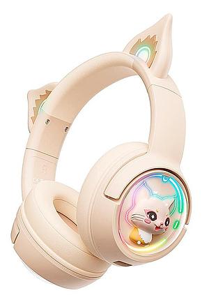 Навушники onikuma cat ear bluetooth wireless gaming headset b5 |bt/aux, type-c, 55h, rgb|