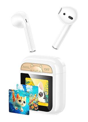 Навушники hoco cat true wireless touch screen bt headset ew86 |bt5.4, 25/300mah, 3.5/20h|