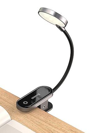 Универсальная лампа с клипсой baseus comfort reading mini clip lamp | 24hours, 4000k| (dgrad-0g)