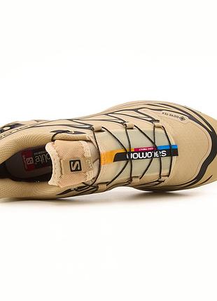 Salomon xt-6 gore-tex beige black 3