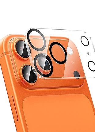 Захисне скло для камери iphone 17 pro max hoco 3d all inclusive night shooting circle lens glass set (25pcs) (g13)